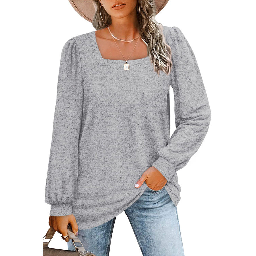 Women Loose Long-Sleeved Fashion Casual Top