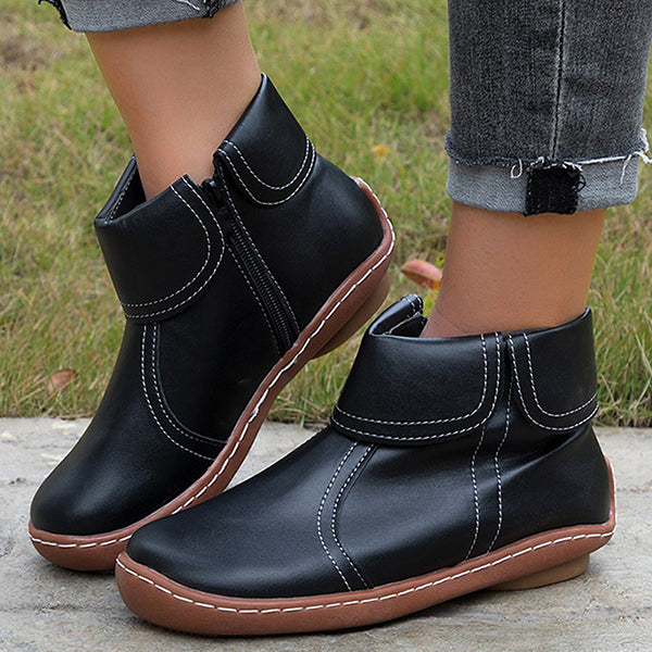 Last Day 50% OFF-Women's Classic Non-Slip Leather Ankle Boots