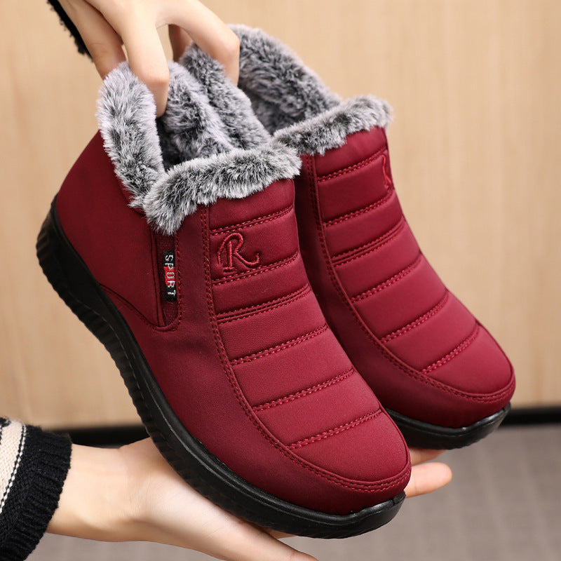 Women's Waterproof Soft Cotton Boots