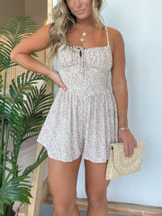 Women's Floral Romper with Corset Bodice (Buy 2 Free Shipping)