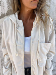 Casual Jacket With Hood And Zip