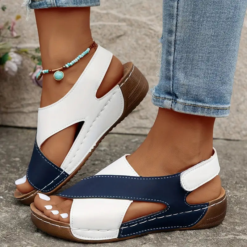 🔥Last Day Promotion 50% OFF - Women's Ultra Comfortable Slope Heel Orthopaedic Sandals