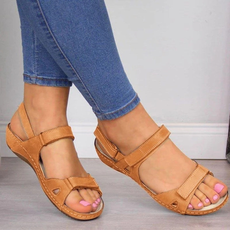 🔥LAST DAY 49% OFF -Premium Faux Leather Women Sandals