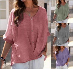 Summer Breeze Gauze Loose Top