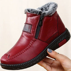 Women's Waterproof Non-slip Cotton Leather Boots 🔥HOT SALE !!!-60% OFF For a Limited Time