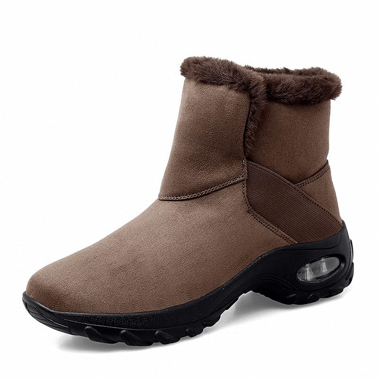 Damen-Schneestiefel mit Plüsch-Luftpolster 