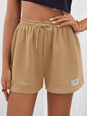 Women's Casual Drawstring Waist Sport Shorts