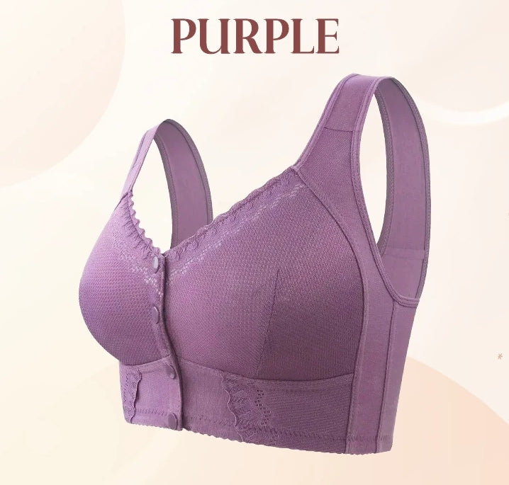 💝Hot Sale💝2024 New Stretchy Front Closure Breathable Bra for Seniors