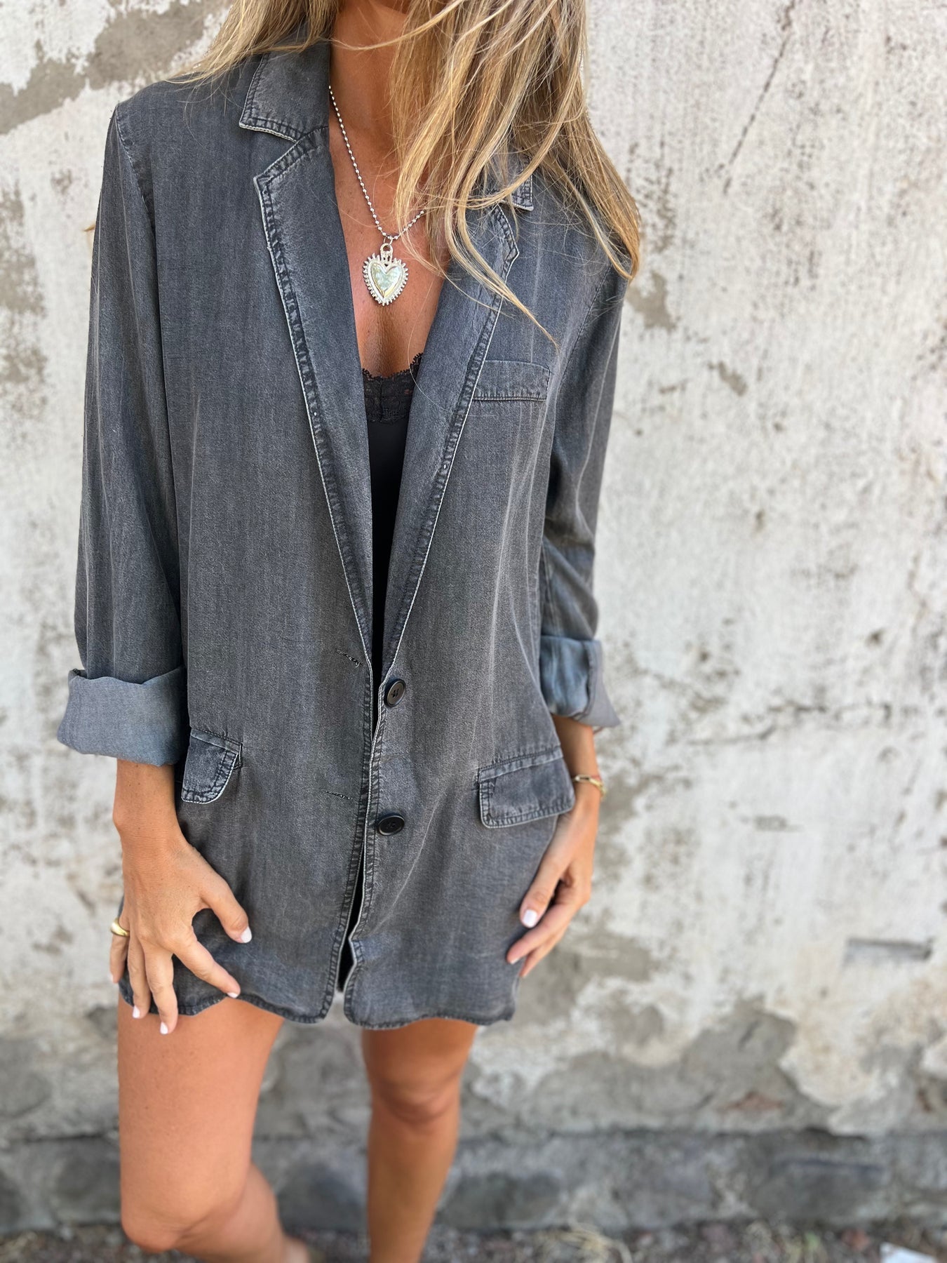 Denim Suit Casual Jacket