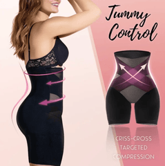 Neuer Cross-Compression-Bauch- und Hintern-Shaper mit hoher Taille