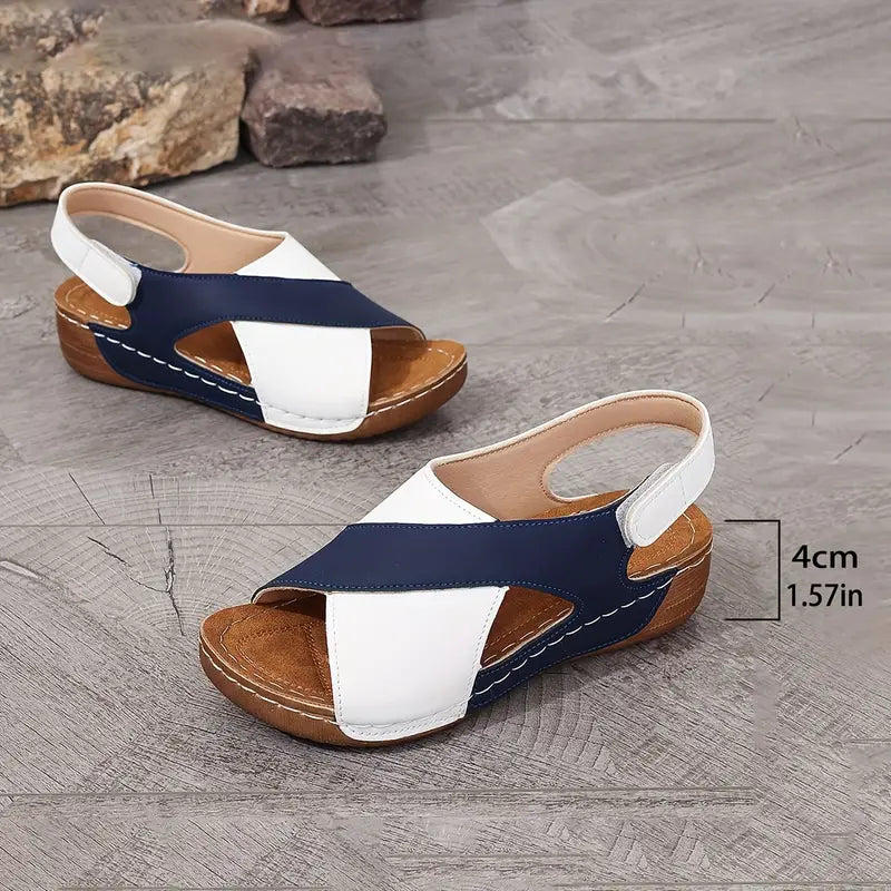 🔥Last Day Promotion 50% OFF - Women's Ultra Comfortable Slope Heel Orthopaedic Sandals