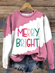 🔥Buy 3 Get 10% Off🔥Women's Merry Bright Print Casual Sweater