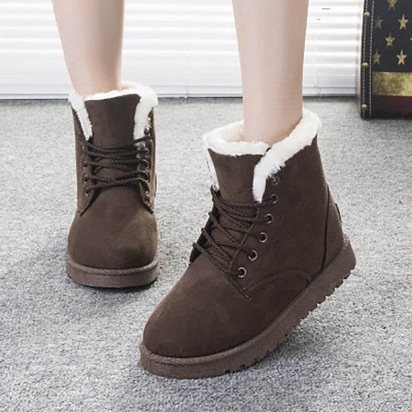 Women Fluffy Snow Boots