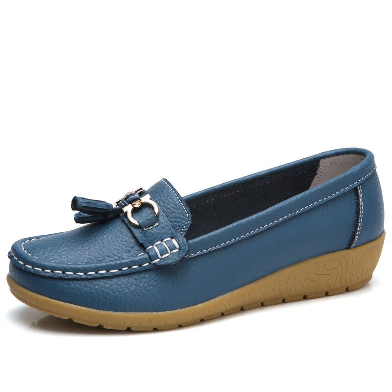 Women's Leather Breathable Moccasins Shoes