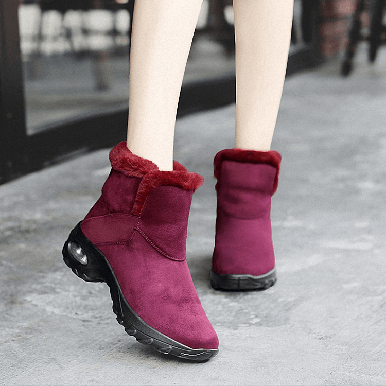 Women's Plush Air Cushion Snow Boots