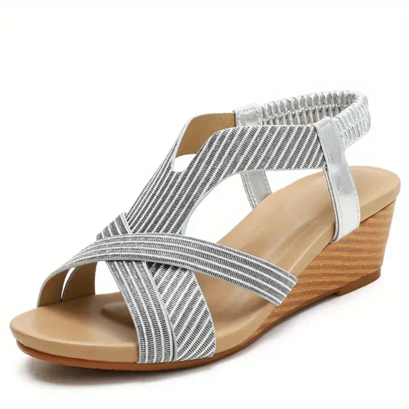 🔥LAST DAY PROMOTION 50% OFF - WOMEN'S LEATHER PLATFORM WEDGE ORTHOPEDIC SANDALS