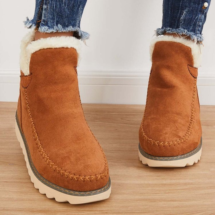 Klassische rutschfeste Schneestiefeletten für Damen 