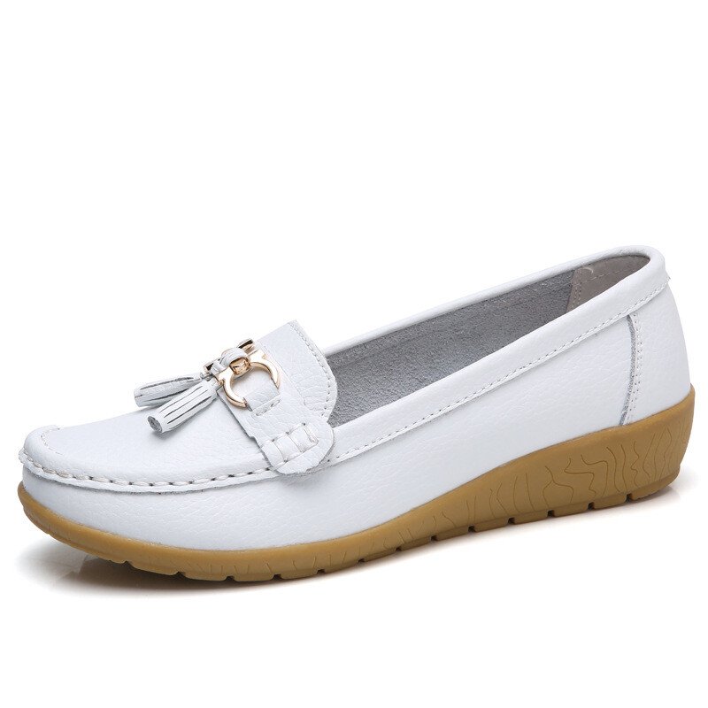 Women's Leather Breathable Moccasins Shoes