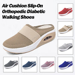 🔥Letzter Tag 49 % RABATT - Orthopädische Slip-On-Gehschuhe für Diabetiker mit Luftpolster 