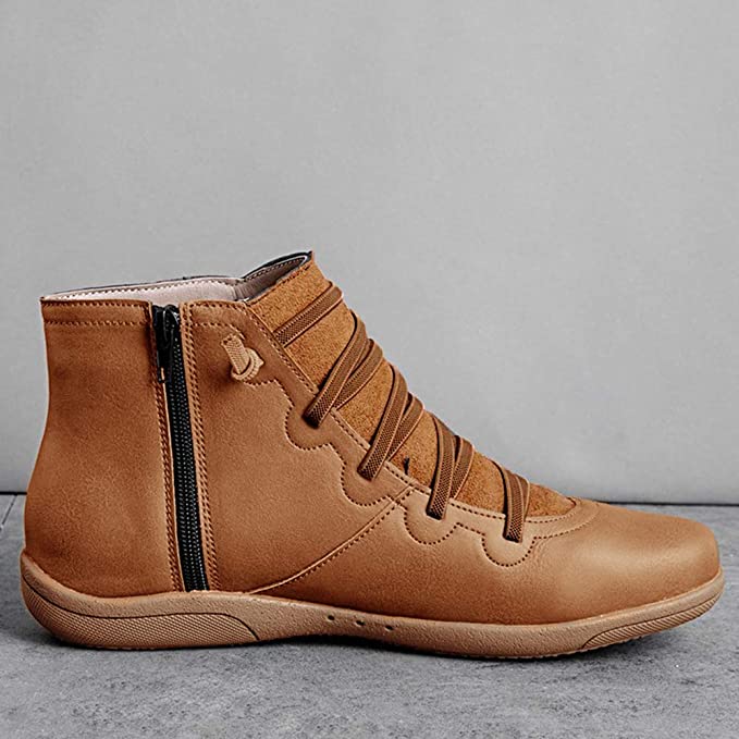 🔥Oferta especial 49 % de descuento🔥 - Botas cómodas de cuero hechas a mano para dar soporte al pie 