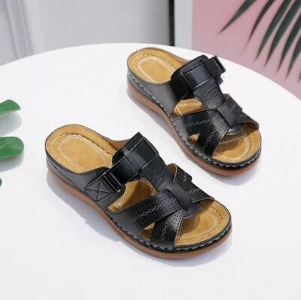 High end open toe orthopedic sandals