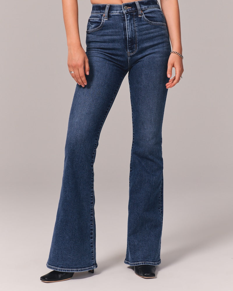 Ultra High Rise Stretch Flare Jeans für Damen (Kaufen Sie 2, kostenloser Versand) 