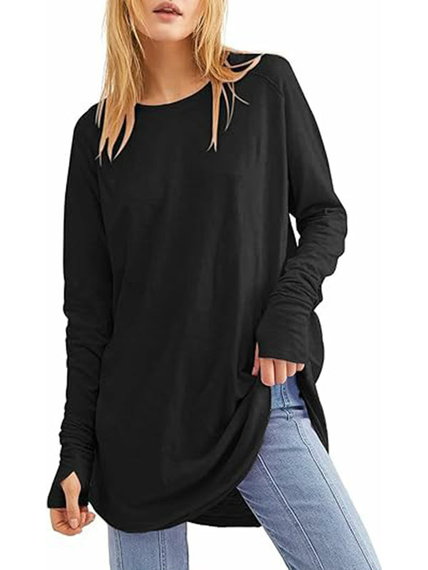 Women's Casual Loose T-Shirts with Thumb Holes (Buy 3 Free Shipping)