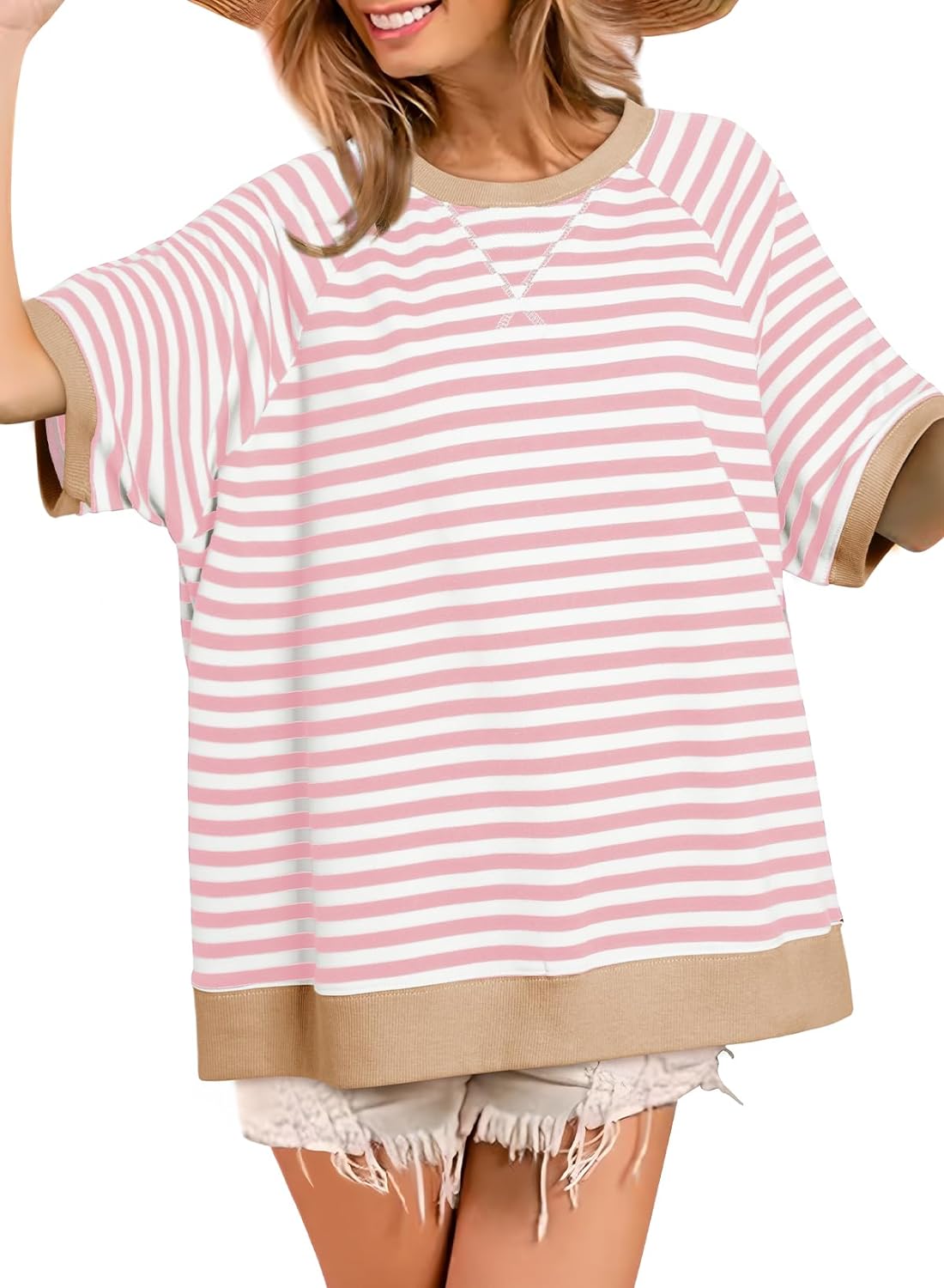 Women's Oversized Striped T Shirts (Buy 3 Free Shipping)