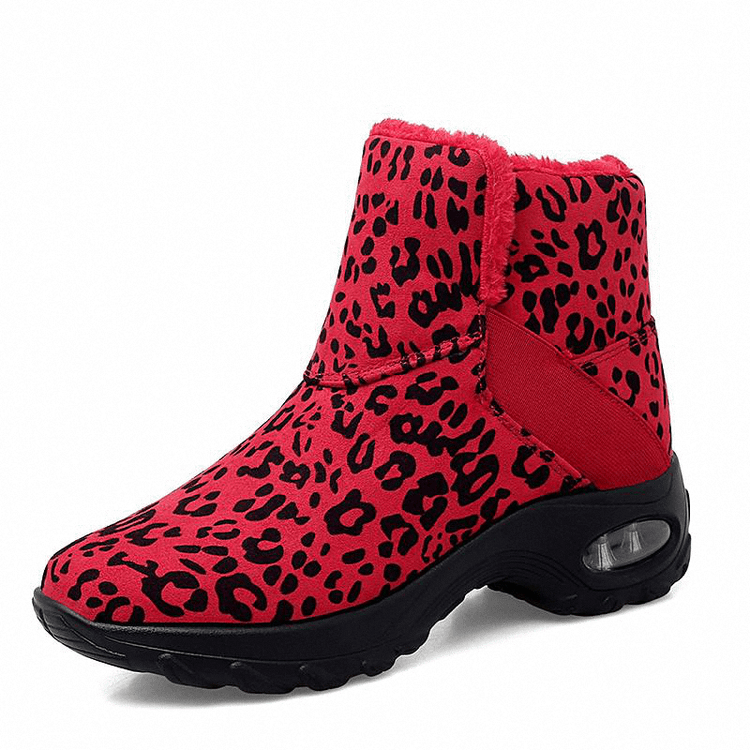 Damen-Schneestiefel mit Plüsch-Luftpolster 