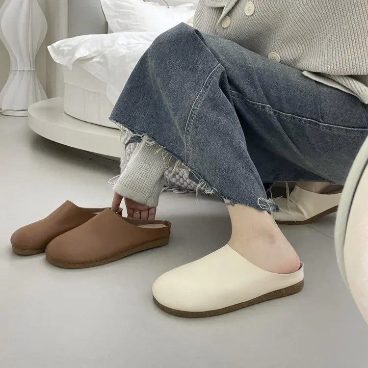 LetcloTM Damen-Slipper aus italienischem Leder / orthopädische Schuhe 