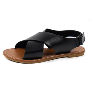 🔥LETZTER TAG 60 % RABATT🔥-Freizeitsandalen mit Keilabsatz für Damen 