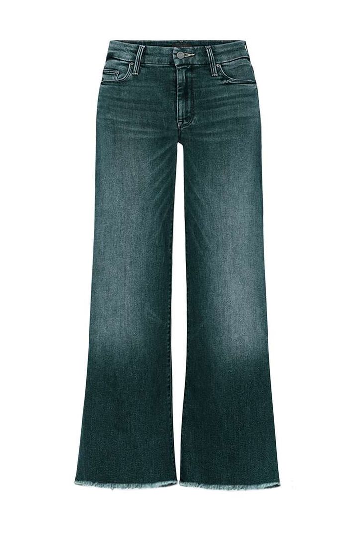 Washed Raw Hem Mid Waist Straight Leg Jeans (Buy 2 Free Shipping)