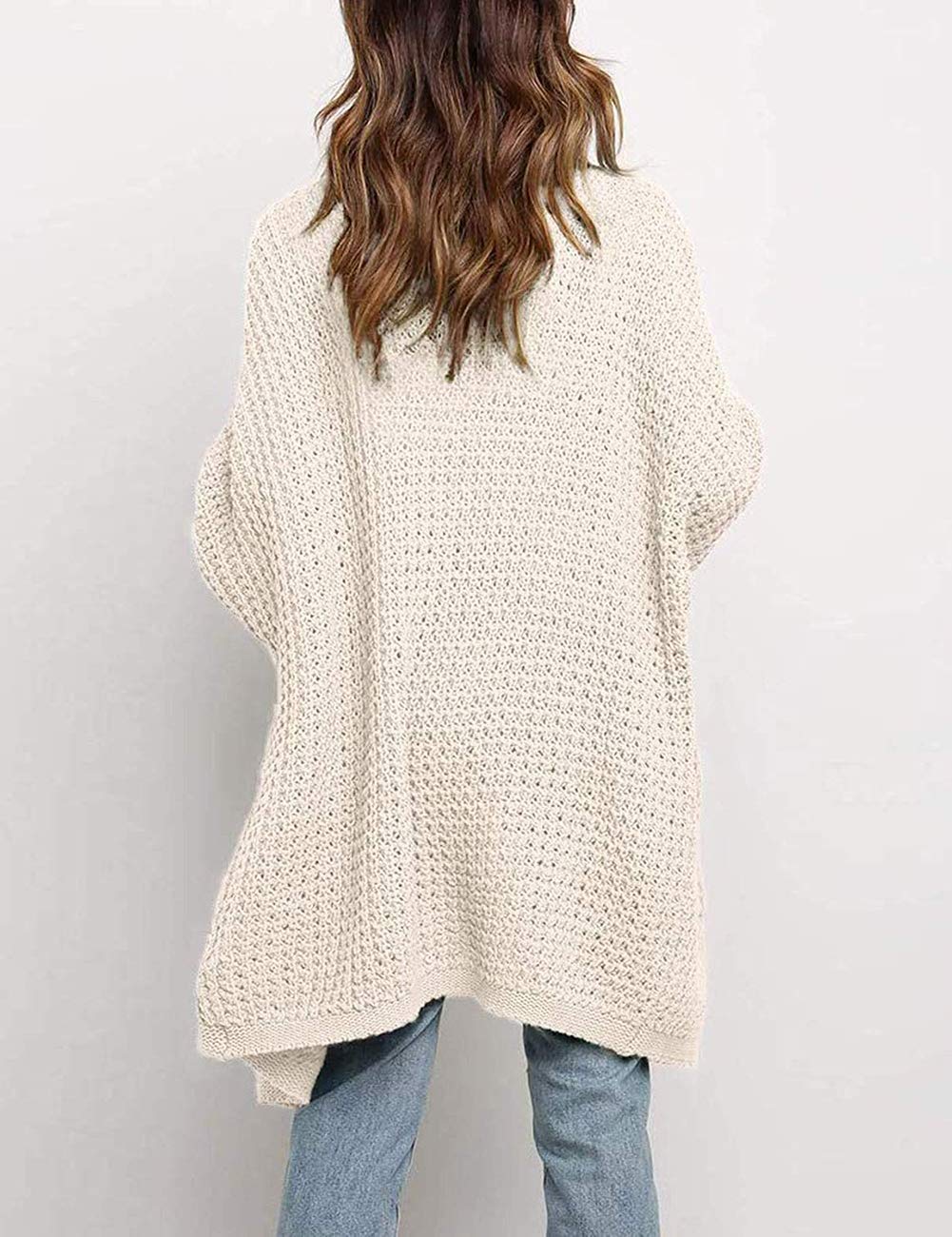 Oversized  Pockets Sweater Coat