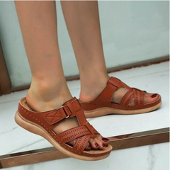 High end open toe orthopedic sandals