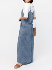 Maxi-Pulloverkleid aus Denim für Damen (Kaufen Sie 2, kostenloser Versand)