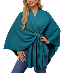 Weicher Poncho-Pullover mit offenem Vorderteil für Damen (Kaufen Sie 2, kostenloser Versand)