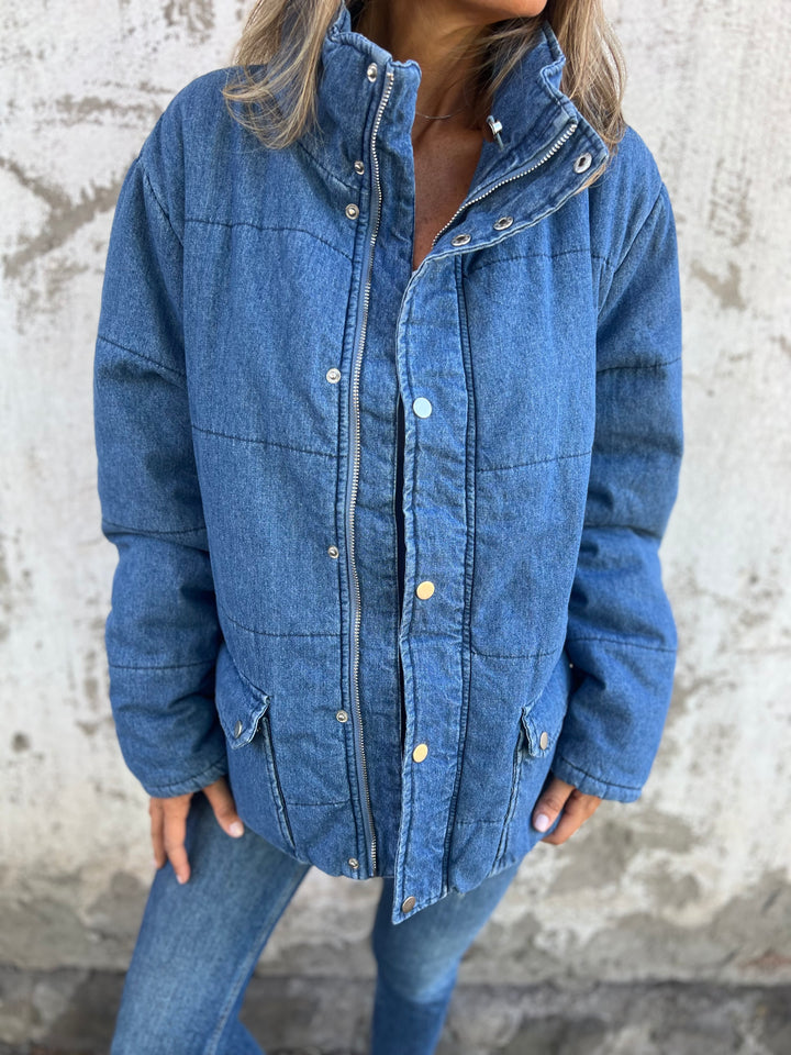 2024 New loose casual denim jacket for winter