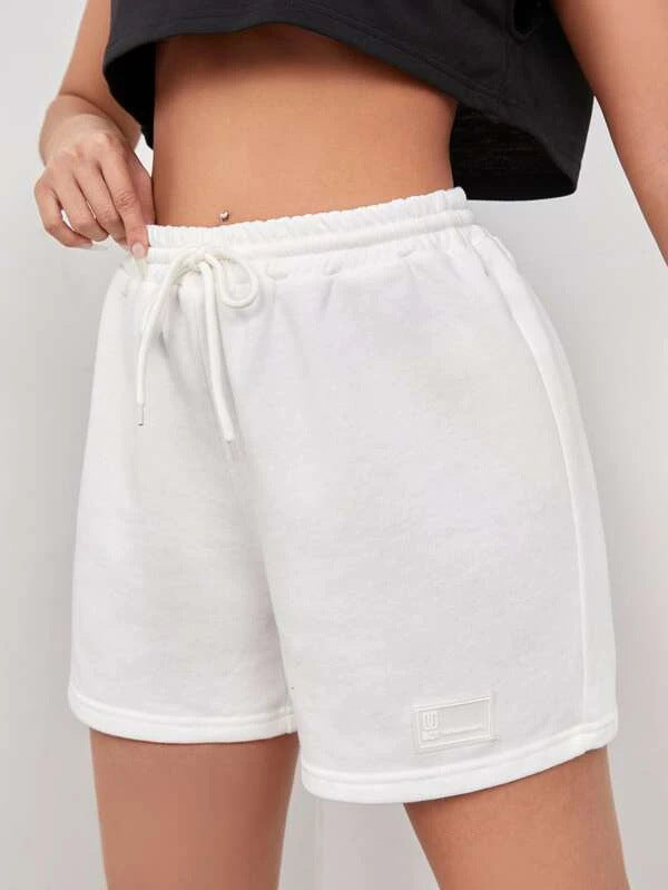 Women's Casual Drawstring Waist Sport Shorts