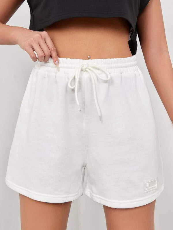 Women's Casual Drawstring Waist Sport Shorts