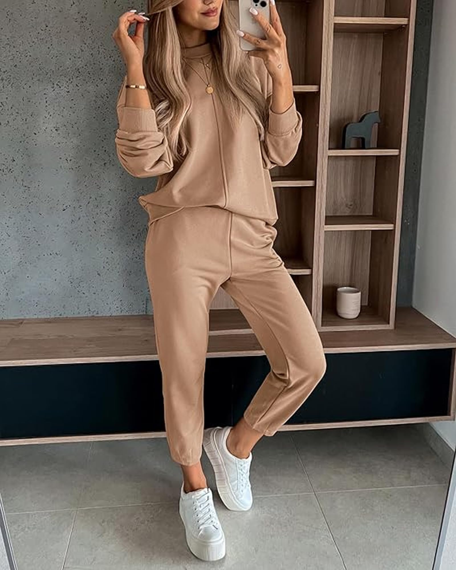 Women's Casual Two Piece Jogger Sets (Buy 2 Free Shipping)