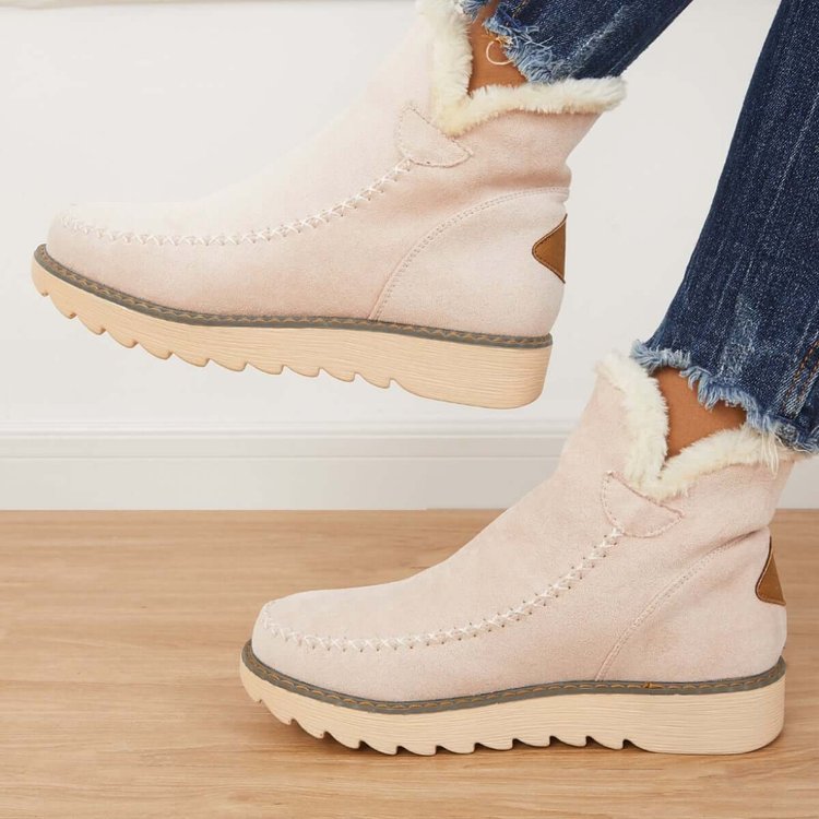 Klassische rutschfeste Schneestiefeletten für Damen 