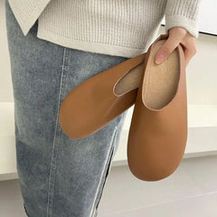 LetcloTM Damen-Slipper aus italienischem Leder / orthopädische Schuhe 