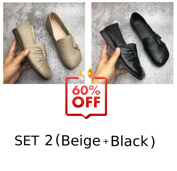 💖Letzter-Tag-Aktion: 60 % Rabatt – Damenschuhe aus Leder mit weicher Sohle und rutschfester Sohle 