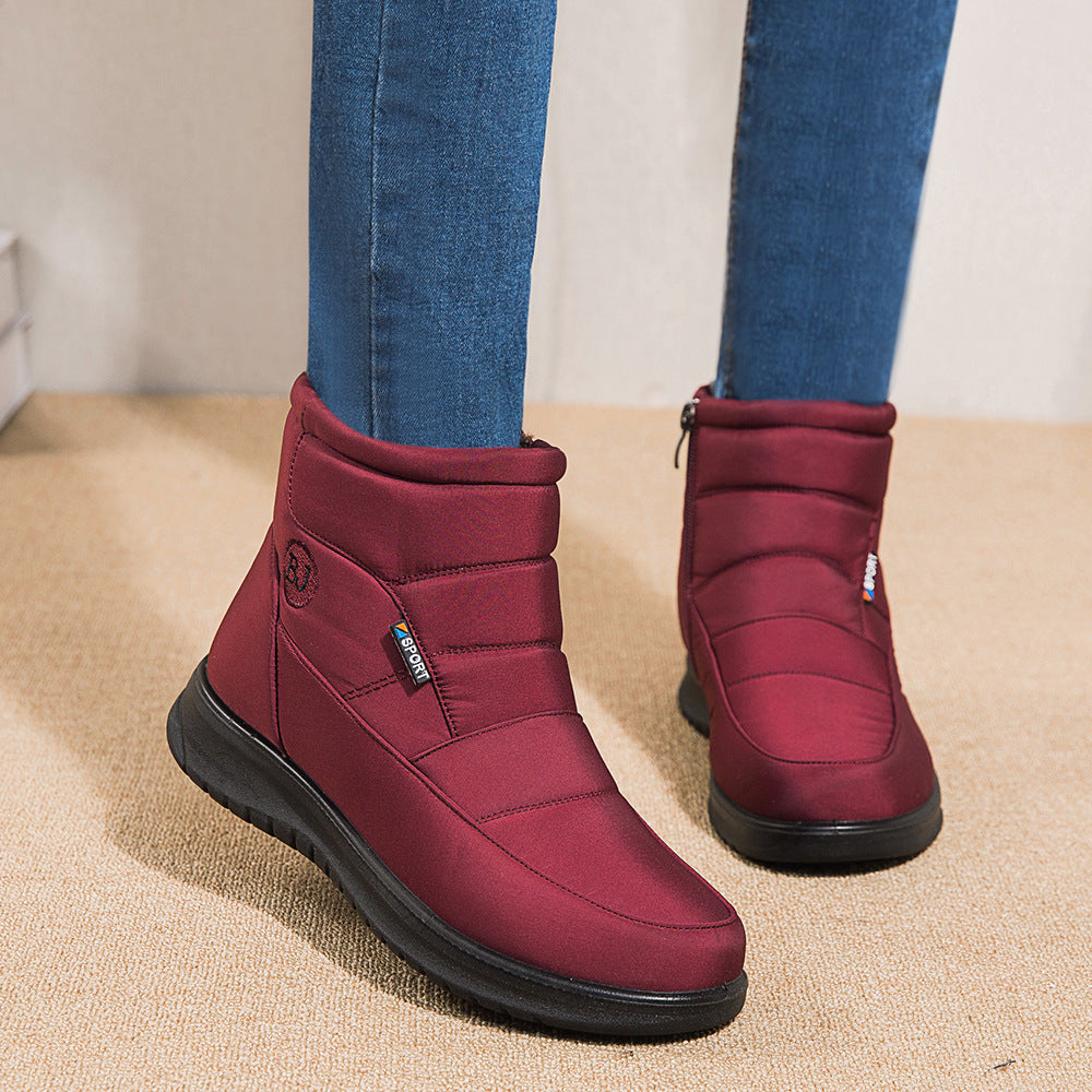 Botas de nieve impermeables de invierno para mujer 