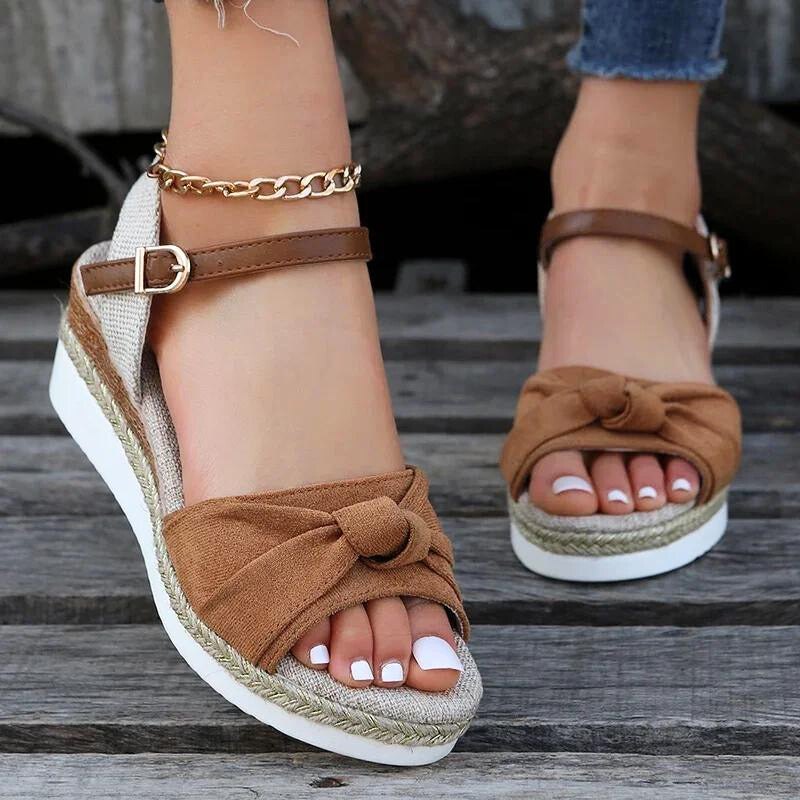 BOHO BLISS KEILSANDALEN