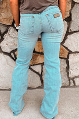 Classic Low Waist Flare Jeans