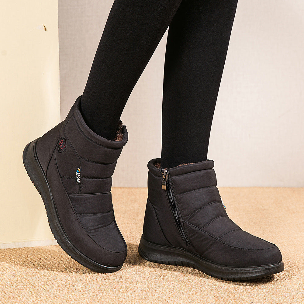 Botas de nieve impermeables de invierno para mujer 