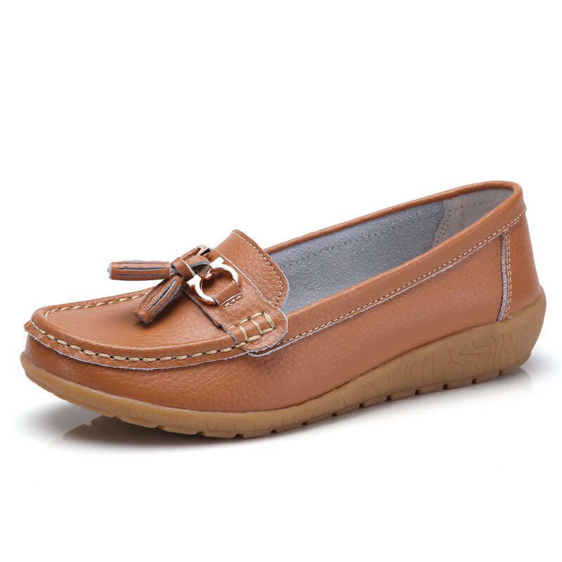 Women's Leather Breathable Moccasins Shoes