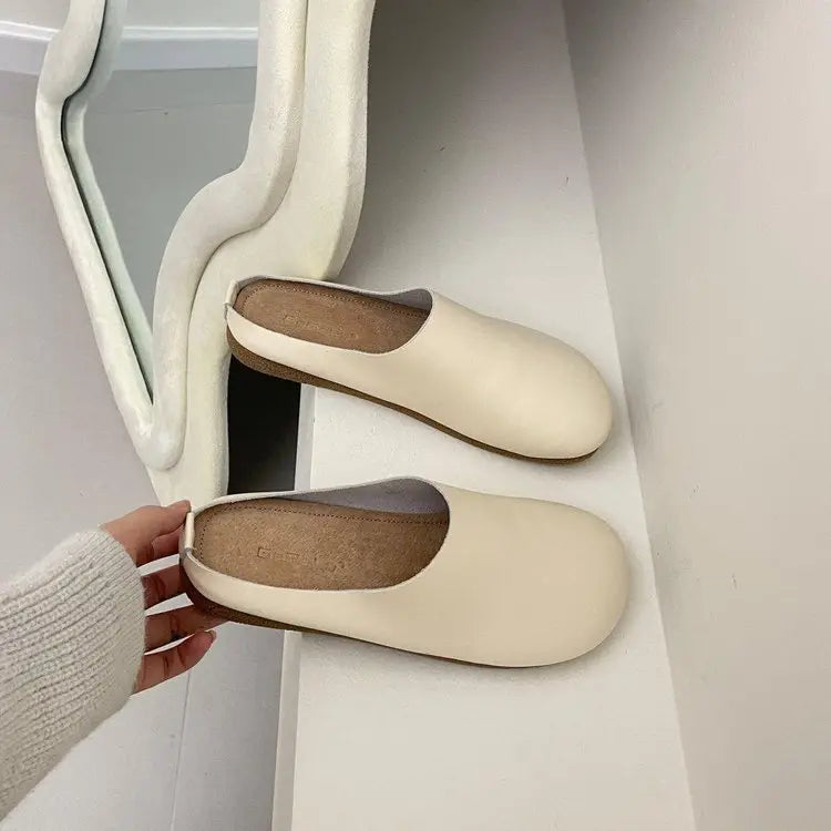 LetcloTM Damen-Slipper aus italienischem Leder / orthopädische Schuhe 