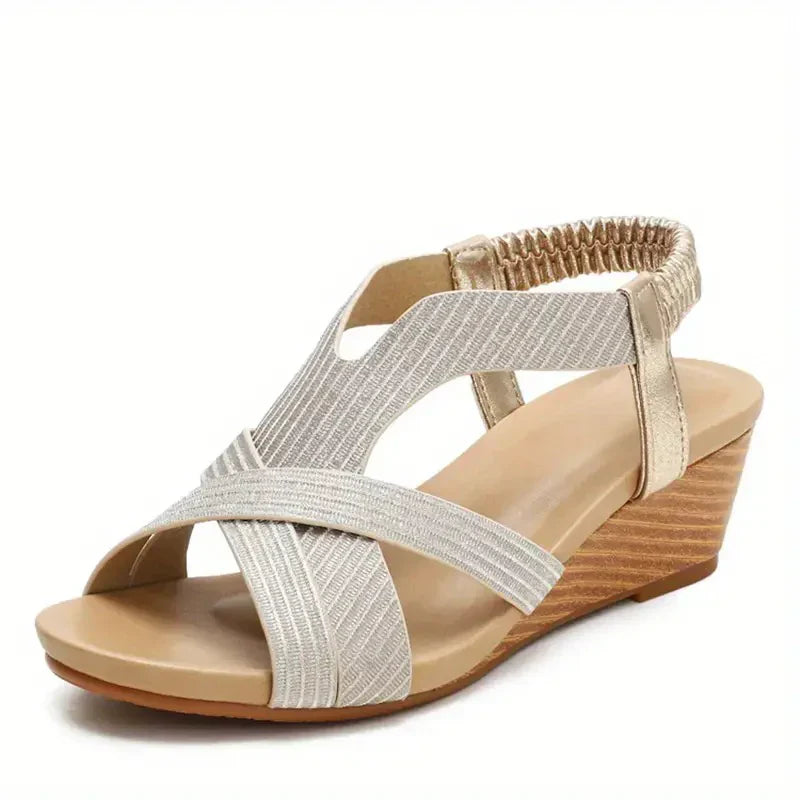 🔥LAST DAY PROMOTION 50% OFF - WOMEN'S LEATHER PLATFORM WEDGE ORTHOPEDIC SANDALS